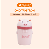  Lọ Đựng Tăm, Hũ Gia Vị Dễ Thương, Nhiều Màu Sắc - Nhựa Vĩ Hưng 