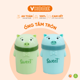  Lọ Đựng Tăm, Hũ Gia Vị Dễ Thương, Nhiều Màu Sắc - Nhựa Vĩ Hưng 