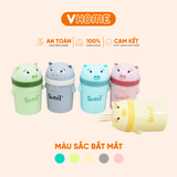  Lọ Đựng Tăm, Hũ Đựng Tiêu Dễ Thương, Nhiều Màu Sắc - Nhựa Vĩ Hưng 