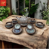  Ấm Chén Men Huyền Ngọc Bát Tràng 