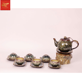  Ấm Chén Men Nham Thạch Bát Tràng 