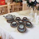  Ấm Chén Men Huyền Ngọc Bát Tràng 