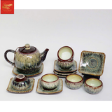  Ấm Chén Men Huyền Ngọc Bát Tràng 