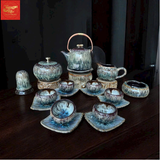  Ấm Chén Men Nham Thạch Bát Tràng 