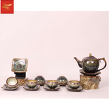  Ấm Chén Men Nham Thạch Bát Tràng 