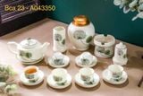  Bộ Ấm Chén Trà Bông Lau 