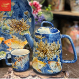  Bộ lipton lưỡng ngư trường tồn khay tròn 