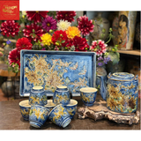  Bộ tích sen dây cổ thời lý trần khay chữ nhật 