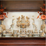  Bộ Đồ Thờ Men Rạn Đắp Nổi Vẽ Vàng 