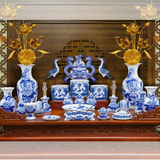  Bộ Đồ Thờ Men Lam 