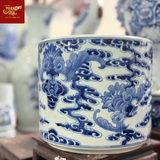  Bát Hương Vuốt Tay- Ngũ Phúc Men Tràm Ngọc Nếp 