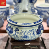  Bát Hương  Dáng Lư-Sen Phú Qúy-Men Tràm Ngọc Nếp 