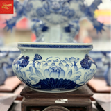  Bát Hương  Dáng Lư-Sen Phú Qúy-Men Tràm Ngọc Nếp 