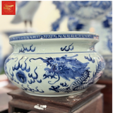  Bát Hương  Dáng Lư-Song Long-Men Tràm Ngọc Nếp 