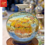  Bình Hút Lộc Nhị Cảnh Thuận Buồm Xuôi gió-Mã Đáo Thành Công H35 