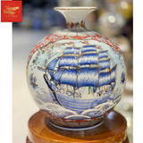  Bình Hút Lộc Nhị Cảnh Thuận Buồm Xuôi gió-Mã Đáo Thành Công H35 