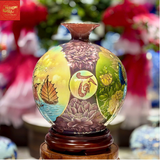  Bình Hút Lộc Nhị Cảnh Công Danh Phú Qúy-Thuận Buồm H35 