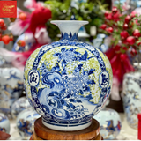  Bình Hút Lộc Nền Gấm Tứ Cảnh H40 