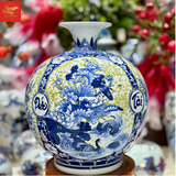  Bình Hút Lộc Nền Gấm Tứ Cảnh H40 