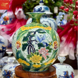  Bình Hút Lộc Tú Cảnh-Vẽ Vàng H35 