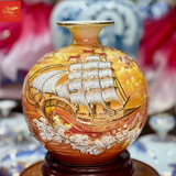  Bình Hút Lộc Họa Tiết Nổi Thuận Buồm Xuôi gió-H25 