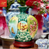  Bình Hút Lộc Thuận Buồm Xuôi gió Vẽ Vàng H30 