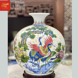  Bình Hút Lộc – Tùng Hạc Diên Niên Nền Gấm H30 