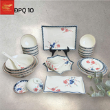  Bộ Đồ Ăn Đào Phú Qúy Bát Tràng 