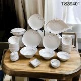  Bộ Đồ Ăn Tuyết Liên Hoa-Bát Tràng 