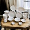  Bộ Đồ Ăn Tuyết Liên Hoa-Bát Tràng 