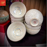  Bộ Đồ Ăn Men Tấm Bát Tràng 