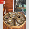  Bộ Set Mặt Trời Men Hỏa Biến Bát Tràng 