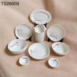  Bộ Đồ Ăn Tuyết Liên Hoa-Bát Tràng 