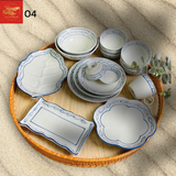  Set Đồ ăn -Vẽ Viền Cá 