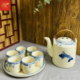  Bộ ấm Tích Men Tiêu Cá Dung Tích 750ML 