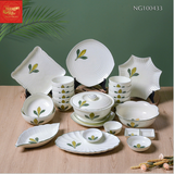  Bộ Đồ ăn -Vẽ hoa Lá 