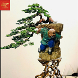  Chậu Cây Bon Sai Lỗ Trí Thâm -Sứ Bát Tràng 