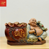  Chậu Cây Bon Sai Tượng Di Lạc -Sứ Bát Tràng 