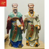  Tượng Khổng Minh -Sứ Bát Tràng 