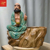  Chậu Cây Bon Sai Đạt Ma Sư Tổ -Sứ Bát Tràng 