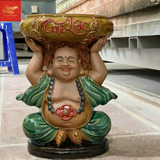  Chậu Cây Bon Sai Tượng Di Lạc -Sứ Bát Tràng 