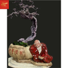  Chậu Cây Bon Sai Ông Lão Đọc Sách -Sứ Bát Tràng 