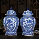  Chóe Phong Thủy -Vẽ Tứ Cảnh Men Lam 
