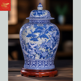  Choé Nhị Cảnh Phúc Đức Nền Gấm 