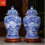  Choé Phúc Đức Mãn Đường Men Lam 