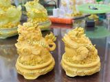  Bộ Tượng Cao Cấp Nghê -Cóc Ngậm Tiền Vàng 