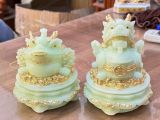  Bộ Tượng Cao Cấp Nghê -Cóc Ngậm Tiền Vàng 