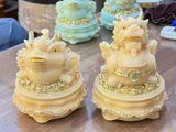  Bộ Tượng Cao Cấp Nghê -Cóc Ngậm Tiền Vàng 
