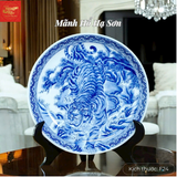  Đĩa Cảnh Vẽ Mãnh Hổ Hạ Sơn Phi 24 