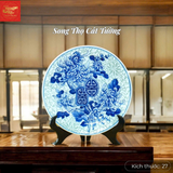  Đĩa Cảnh Vẽ Song Thọ Cát Tường Phi 27 